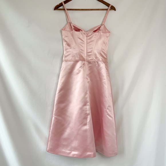 Bcbg pale pink satin bustier dress - Picture 2 of 5